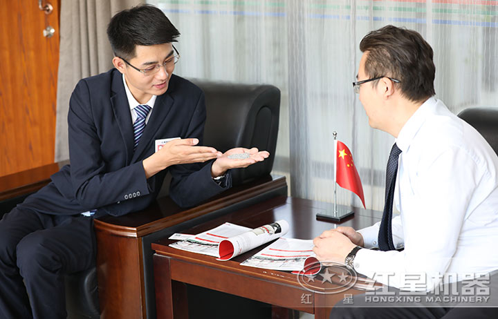 合作共贏，來廠客戶物料展示