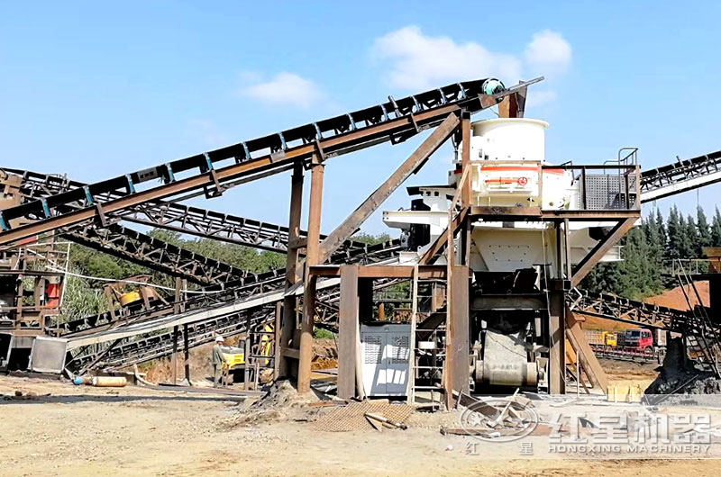 制砂機(jī)成品粒型好，成品多用于建筑工程，道路基建